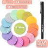 imageMr Pen Transparent Sticky Notes 560 Pcs Assorted Colors Round Translucent Sticky NotesMacaron