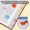 imageMr Pen Transparent Sticky Notes 560 Pcs Assorted Colors Round Translucent Sticky NotesMid Century Modern