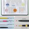 imageMr Pen Transparent Sticky Notes 560 Pcs Assorted Colors Round Translucent Sticky NotesOrganic Modern