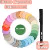 imageMr Pen Transparent Sticky Notes 560 Pcs Assorted Colors Round Translucent Sticky NotesSpring Meadow  Beach Joy