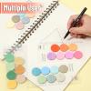 imageMr Pen Transparent Sticky Notes 560 Pcs Assorted Colors Round Translucent Sticky NotesSpring Meadow  Beach Joy
