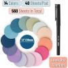 imageMr Pen Transparent Sticky Notes 560 Pcs Assorted Colors Round Translucent Sticky NotesTransparent