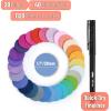 imageMr Pen Transparent Sticky Notes 560 Pcs Assorted Colors Round Translucent Sticky NotesVibrant