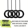imageMr Pen Whiteboard Tape  8 Pack Assorted Colors Thin Dry Erase Board Accessories Chart ampamp Graphic TapeBlack