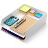 imageMr Pen Letter Tray Desk Organizer Plastic 2 Pack White File Organizer for Desk Paper Organizer for Desk Paper Holder for Desk White Desk Organizer Paper Tray Organizer Office Desk Organizers