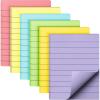 imageMr Pen Lined Sticky Notes 3x4 6 Pads Pastel Colors