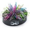 imageMr Pen Magnetic Desk Toy with Colored and Silver Paper Clips 100 Pieces Desk Toys Desk Decor Desk Accessories Paperweight Cute Office Supplies Paper Clips Holder Paper Clip Dispenser