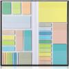 imageMr Pen Transparent Sticky Note Set 1650 Sheets Pastel Colors Tabs Dividers Translucent Planner Notes