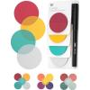 imageMr Pen Transparent Sticky Notes 200 Pcs Sunset Set Round Translucent Sticky Notes Sticky Note Tabs See Through Sticky Notes Transparent Bible Sticky Notes Mr Pen Bible TabsCandy