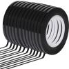 imageMr Pen Whiteboard Tape  8 Pack Assorted Colors Thin Dry Erase Board Accessories Chart ampamp Graphic TapeBlack