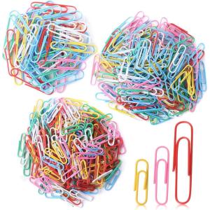 imageMr Pen 13 Inch Paper Clips 450 Pack  Small Cute Colored Mini ColorfulAssorted
