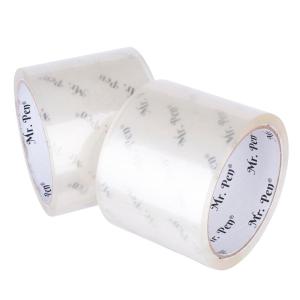 imageMr Pen 3 inch Packing Tape 2 Pack Wide Tape 45 Yards 19mil No Smell 3 inch Tape Shipping Tape Packaging Tape Packing Tape Rolls Clear Packing Tape Moving Tape Packing Tape Refill