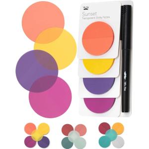 imageMr Pen Transparent Sticky Notes 200 Pcs Sunset Set Round Translucent Sticky Notes Sticky Note Tabs See Through Sticky Notes Transparent Bible Sticky Notes Mr Pen Bible TabsSunset
