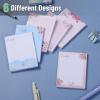 imageMr Pen Floral Sticky Notes 3x4 6 Pads 60 Sheets Each Colorful SelfStick Sticky Pads