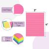 imageMr Pen Lined Sticky Notes 3x3 12 Pads 720 Sheets in Total Morandi Colors Sticky Notes with Lines Sticky Note Pads Sticky Pads Sticky Notes Lined Colorful Sticky Notes Mr Pen Sticky NotesVibrant