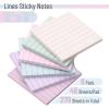 imageMr Pen Lined Sticky Notes 3x3 12 Pads 720 Sheets in Total Morandi Colors Sticky Notes with Lines Sticky Note Pads Sticky Pads Sticky Notes Lined Colorful Sticky Notes Mr Pen Sticky NotesPastel 1