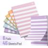 imageMr Pen Lined Sticky Notes 4x6 6 Pads 45 Sheets Assorted Colors