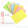 imageMr Pen Lined Sticky Notes 4x6 6 Pads 45 SheetsPad Pastel Color Sticky Notes with Lines Sticky Pads Sticky Note Pads Colorful Sticky Notes Stickies Notes Ruled Post StickiesPastel