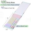 imageMr Pen Sticky Note Set 400 pcs Morandi Colors Sticky Notes Tabs School Supplies Office Supplies Planner Sticky Notes Book Notes Bible Sticky Notes Sticky Notes Set