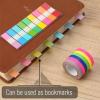 imageMr Pen Sticky Note and Tape Set Sticky Index Tabs Small Sticky Notes Highlighter Tape Colorful Sticky Tabs for Notebooks Mini Sticky Notes Highlighter Strips Page Markers