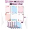 imageMr Pen Sticky Notes 15quotx 2quot 6 Pads 60 Sheets Small Floral Mini Notes Colored Bulk Pads