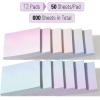 imageMr Pen Sticky Notes 3quotx3quot 12 Pads Gradient Colors SelfStick Pads Aesthetic Colorful Bulk