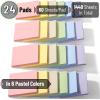 imageMr Pen Sticky Notes 3quotx3quot 24 Pads Pastel Colors SelfStick Pads Aesthetic Colorful Bulk