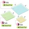 imageMr Pen Sticky Notes Set  Assorted Sizes 15 Pc Bright Colored Sticky PadsB Pastel