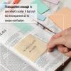 imageMr Pen Transparent Sticky Notes 200 pcs Pastel Colors See Through Sticky Notes Sticky Notes Transparent Sticky Notes Clear Annotation Sticky Notes Bible Sticky Notes Sticky Notes for BooksPastel 1