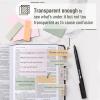 imageMr Pen Transparent Sticky Notes 200 pcs Pastel Colors See Through Sticky Notes Sticky Notes Transparent Sticky Notes Clear Annotation Sticky Notes Bible Sticky Notes Sticky Notes for BooksPastel 2