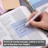 imageMr Pen Transparent Sticky Notes 3quotx3quot Neutral Tones 12 Pads 600 Sheets See Through Bulk Translucent ClearDreamy Pastel