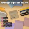 imageMr Pen Transparent Sticky Notes 3quotx3quot Neutral Tones 12 Pads 600 Sheets See Through Bulk Translucent ClearHappy Harmony