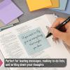imageMr Pen Transparent Sticky Notes 3quotx3quot Neutral Tones 12 Pads 600 Sheets See Through Bulk Translucent ClearHappy Harmony