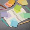 imageMr Pen Transparent Sticky Notes 3quotx3quot Neutral Tones 12 Pads 600 Sheets See Through Bulk Translucent ClearMacron Pastel