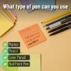 imageMr Pen Transparent Sticky Notes 3quotx3quot Neutral Tones 12 Pads 600 Sheets See Through Bulk Translucent ClearMacron Pastel