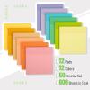 imageMr Pen Transparent Sticky Notes 3quotx3quot Neutral Tones 12 Pads 600 Sheets See Through Bulk Translucent ClearMacron Pastel