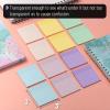 imageMr Pen Transparent Sticky Notes 3quotx3quot Neutral Tones 12 Pads 600 Sheets See Through Bulk Translucent ClearMorandi