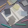 imageMr Pen Transparent Sticky Notes 3quotx3quot Neutral Tones 12 Pads 600 Sheets See Through Bulk Translucent ClearNeutral Tones