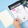 imageMr Pen Transparent Sticky Notes 5quotx7quot 200 Sheets White See Through Translucent Clear