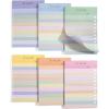 imageMr Pen To Do List Sticky Notes 4quotx6quot 6 Pads 300 Sheets Striped and Lined Daily Planner Todo Notepad