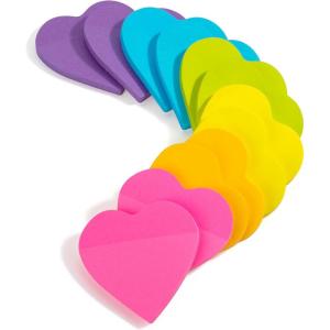 imageMr Pen Heart Sticky Notes 12 Pads 60 SheetsPad Bright Color Cute Sticky Notes Heart Shaped Sticky Notes Heart Shaped Note Pads Heart Notes Heart Shaped Note Pad Valentines Gift