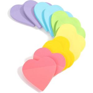 imageMr Pen Heart Sticky Notes 12 Pads 60 SheetsPad Pastel Color Cute Sticky Notes Heart Shaped Sticky Notes Heart Shaped Note Pads Heart Notes Heart Shaped Note Pad Valentines Gift