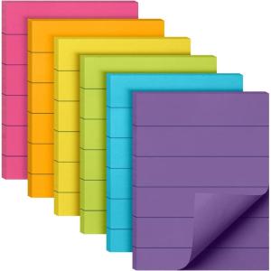 imageMr Pen Lined Sticky Notes 3x3 12 Pads 720 Sheets in Total Morandi Colors Sticky Notes with Lines Sticky Note Pads Sticky Pads Sticky Notes Lined Colorful Sticky Notes Mr Pen Sticky NotesVibrant