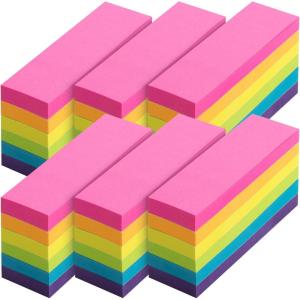 imageMr Pen Sticky Notes 1x3 Inch 2160 Sheets Bright Colors Small Sticky Notes Mini Sticky Notes Sticky Notes Small Sticky Note Pads Colored Sticky Notes Bulk Sticky Notes