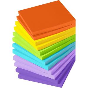 imageMr Pen Sticky Notes 3quotx3quot 12 Pads Energetic Colors SelfStick Note Pads Aesthetic Sticky Pads Colorful Bulk