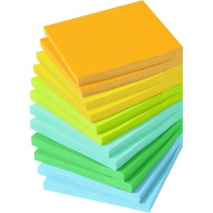 imageMr Pen Sticky Notes 3x3 12 Pads Fresh Colors Bulk