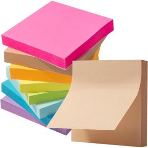 imageMr Pen Sticky Notes 3x3 8 Pads Bright Colors Bulk