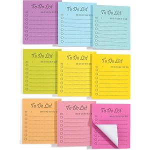 imageMr Pen To Do List Sticky Notes  35quotx3quot 9 Pads 450 Sheets Vertical to Do List Notepad Lined Daily Planner