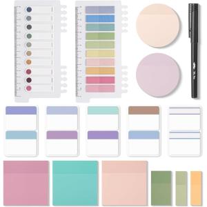 imageMr Pen Transparent Sticky Note Set 1000 Sheets Colorful Transparent Sticky Notes Set Bible Sticky Notes Clear Sticky Notes Transparent Bible Notes Transparent Sticky Notes for Bible Study