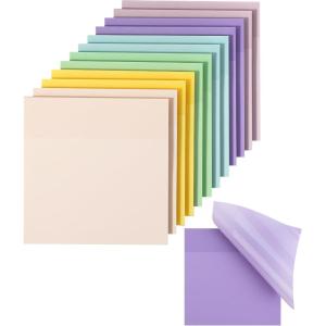 imageMr Pen Transparent Sticky Notes 3quotx3quot Neutral Tones 12 Pads 600 Sheets See Through Bulk Translucent ClearMorandi